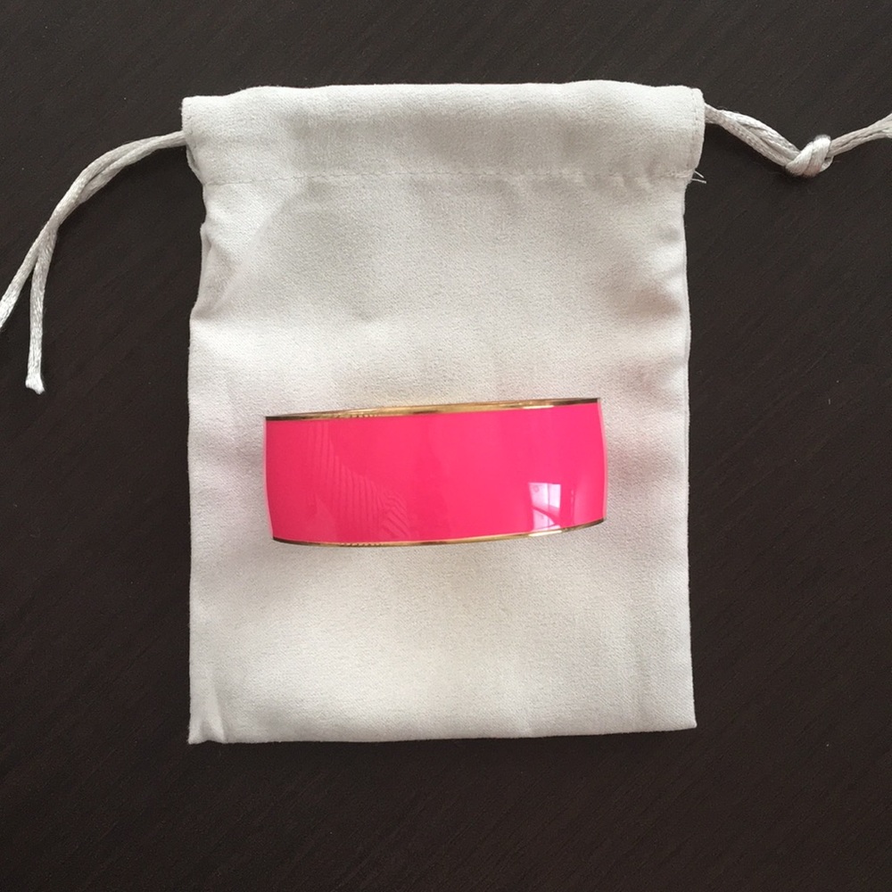 Pink and Gold JCrew Enamel Cuff